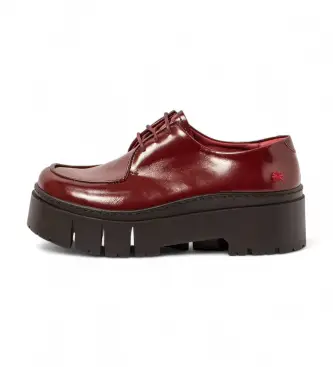 per donna 117641167003_008 1764 Scarpe in pelle bordeaux Leeds (36), 3 a 5cm, Stringhe, Casual
