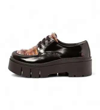 per donna 1176511FM003_0MU 1765 scarpe nere Leeds (40), Nero, 1 a 3 cm, Stringhe, Casual Multicolore