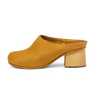 per donna 1187911F5003_024 Zoccoli in pelle gialla I Wish 1879 (39), 5 a 8cm, Nessuno, Casual, Giallo
