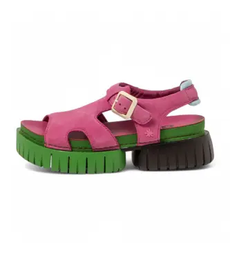 per donna 118821143003_043 Sandali in pelle rosa Madeira 1882 (36), 3 a 5cm, Fibbia, Casual