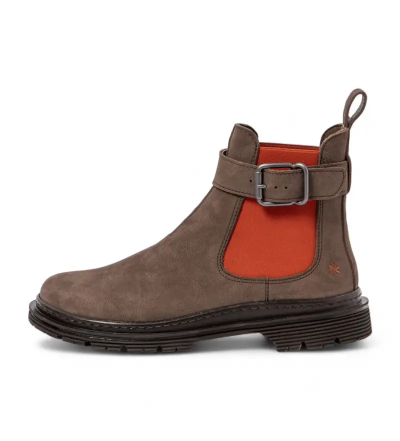 per donna 1189213D8003_012 Stivaletti 1892 in pelle marrone (36), Basso, Nessuno, Casual