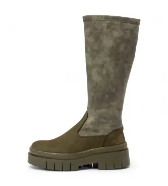 per donna 119561222003_0G3 Stivali verdi di Anversa del 1956 (39), Pelle, 3 a 5cm, Cerniera, Casual, Verde