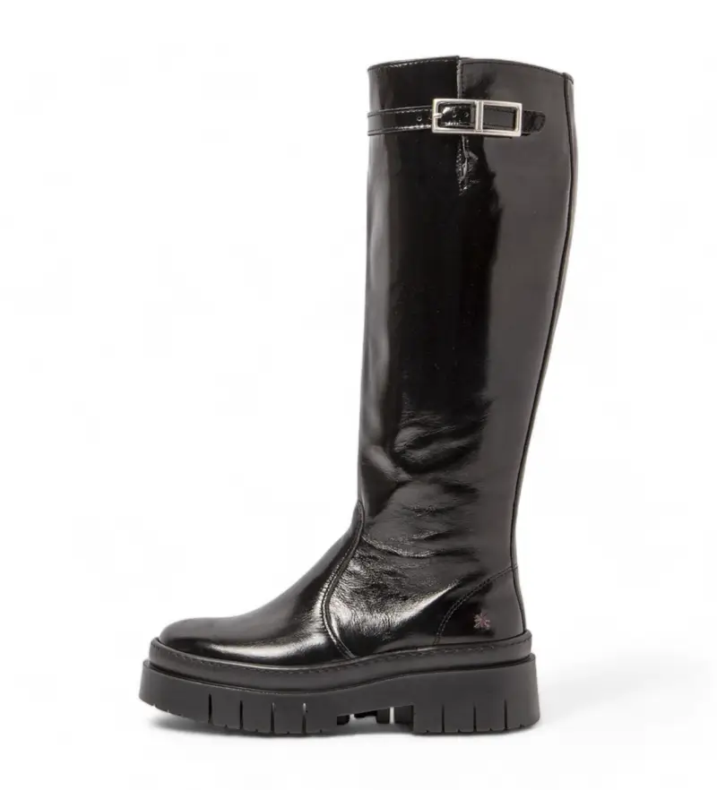 per donna. 119591101003_001 Stivali in pelle nera del 1959 (36), Nero, Basso, Cerniera, Casual