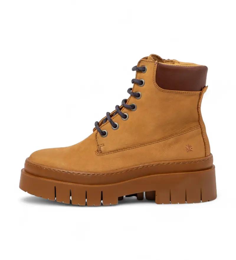 per donna 1196711ZM003_024 Stivali in pelle marrone di Anversa del 1967 (36), Basso, 1 a 3 cm, Cerniera, Casual