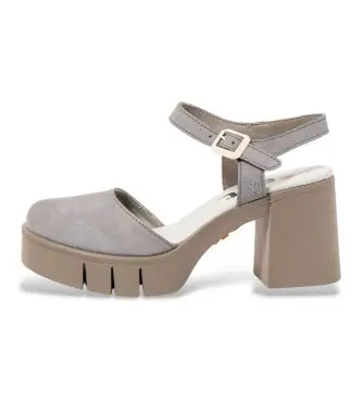 per donna 119911250003_0B0 scarpe di pelle blu del 1991 (38), 8 a 10cm, Fibbia, Classico