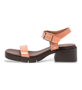 per donna 1206011AX003_ESP Sandali in pelle rosa 2060 (36), 5 a 8cm, Fibbia, Multicolore, Classico