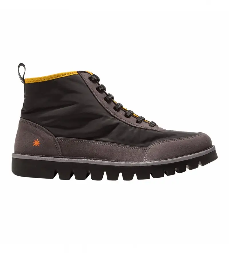 per uomo 115851101003_001 Sneakers con stivale 1585 Ontario nere (41), Pelle, Nero, Basso, Nubuck, Stringhe, Casual