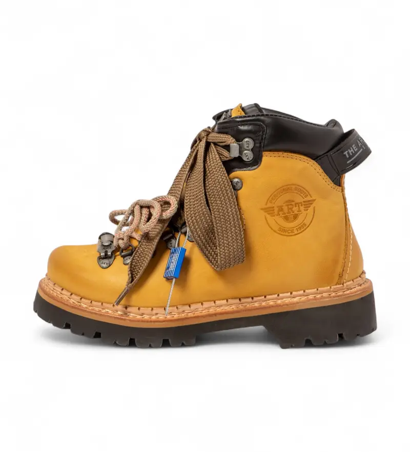 unisex 100301124603_024 0030 Stivaletti Air Alpine in pelle marrone (36), Basso, Stringhe, Casual