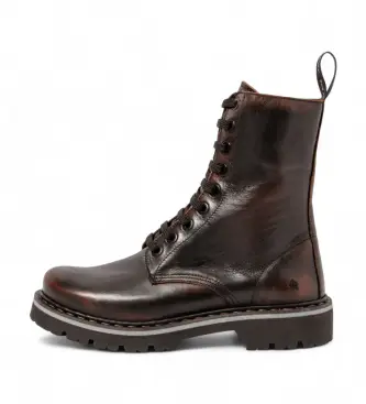 unisex 1116715EG003_012 Stivali in pelle 1167 Marina Marrone (38), Basso, Cerniera, Casual