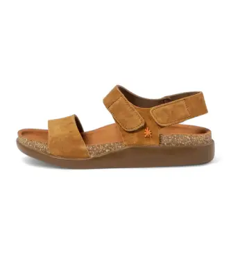 unisex 11386S155003_023 1386S Sandali Biarritz in pelle marrone (37), Basso, Velcro, Casual