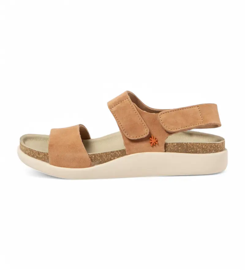 unisex. 11386S1PH003_024 1386S Sandali Biarritz in pelle arancione (36), Basso, Velcro, Casual