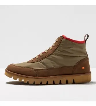 unisex 115851122003_0G3 Scarpe da ginnastica 1585 Nylon verde (40), Marrone, Basso, Stringhe, Casual, Nylon riciclato