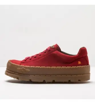 unisex 117731108003_008 Scarpe 1773 Blue Planet rosse (37), Rosso, Basso, 1 a 3 cm, Stringhe, Casual Naturale