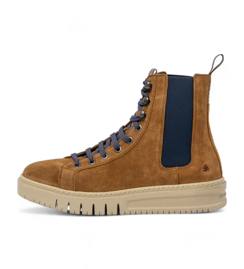 unisex 11779S1BN003_0MU 1779S stivaletti in pelle marrone (36), Basso, Stringhe, Casual