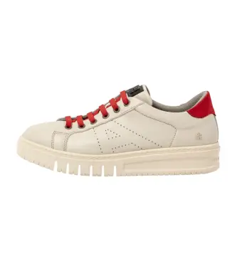unisex 1178611YW003_0MU 1786 Belleville sneakers in pelle bianco sporco (36), Basso, Stringhe, Casual