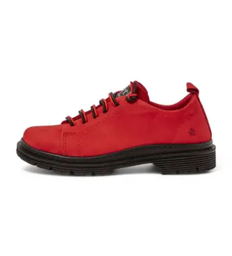 unisex 118971208003_008 Scarpe in pelle rossa Birmingham 1897 (44), Rosso, 3 a 5cm, Stringhe, Casual Naturale