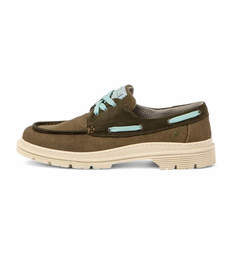unisex. 119011122003_0G3 Scarpe in pelle verde Birmingham del 1901 (36), 3 a 5cm, Stringhe, Casual