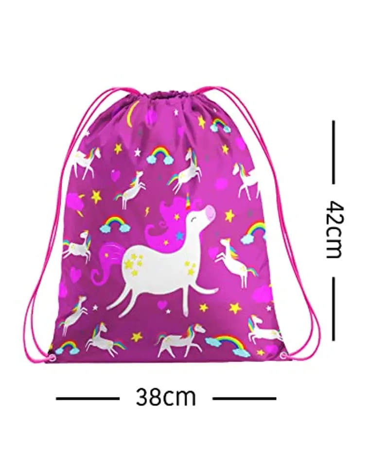 Artexia Sacca da viaggio per ragazzi/e, zainetto ideale per palestra, nuoto, sport, bambini asilo miniatura 3