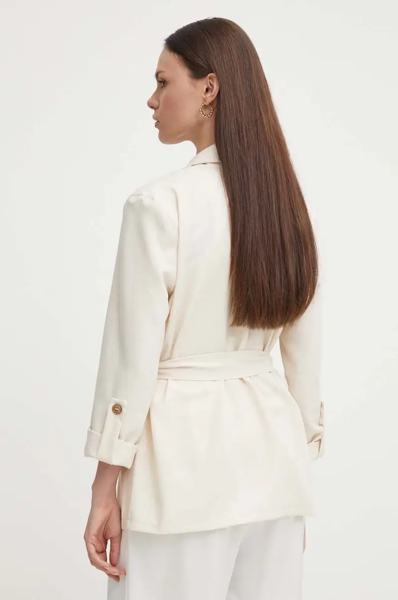 giacca colore beige AB38192 miniatura 3