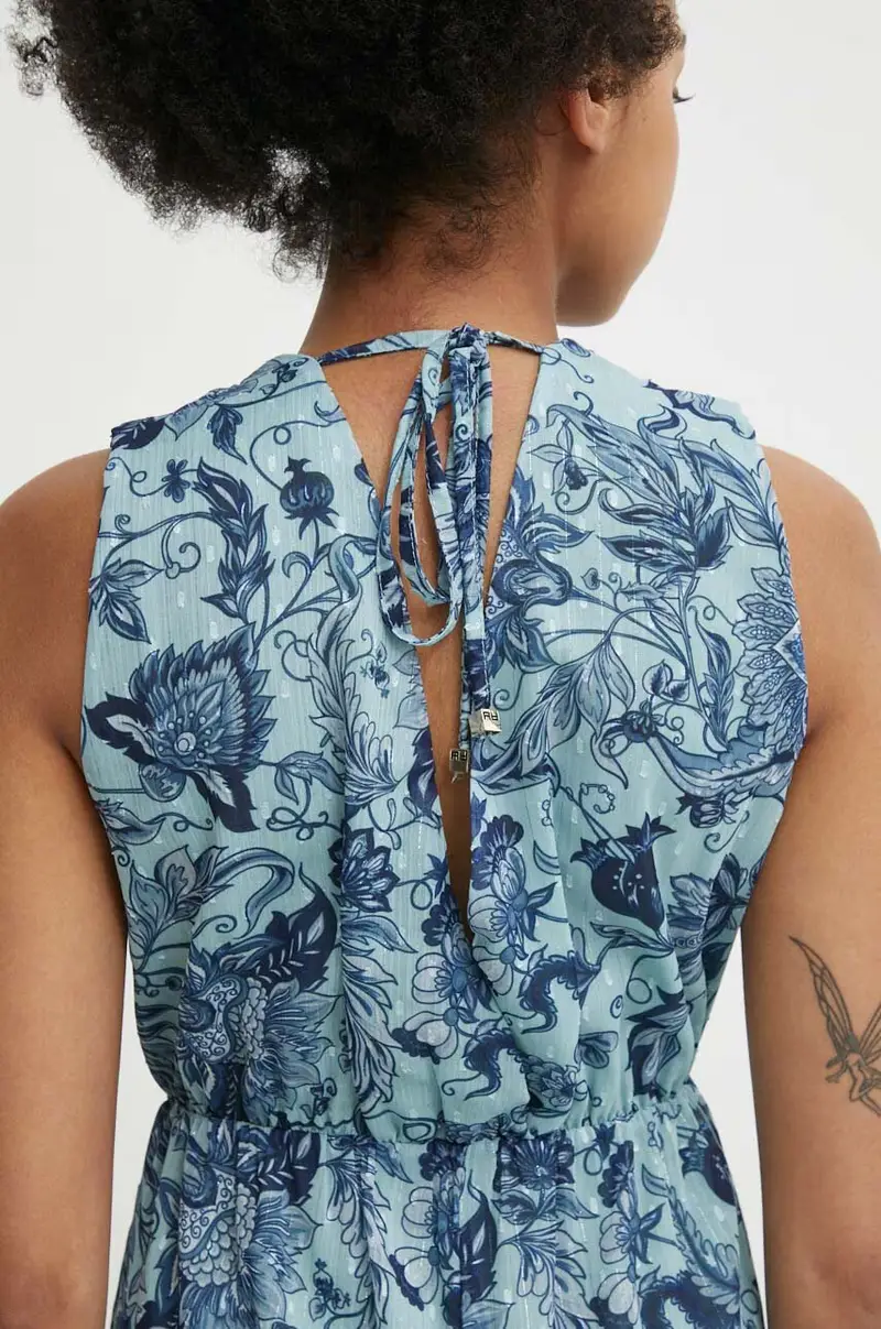 tuta elegante colore turchese AJ38565 miniatura 2