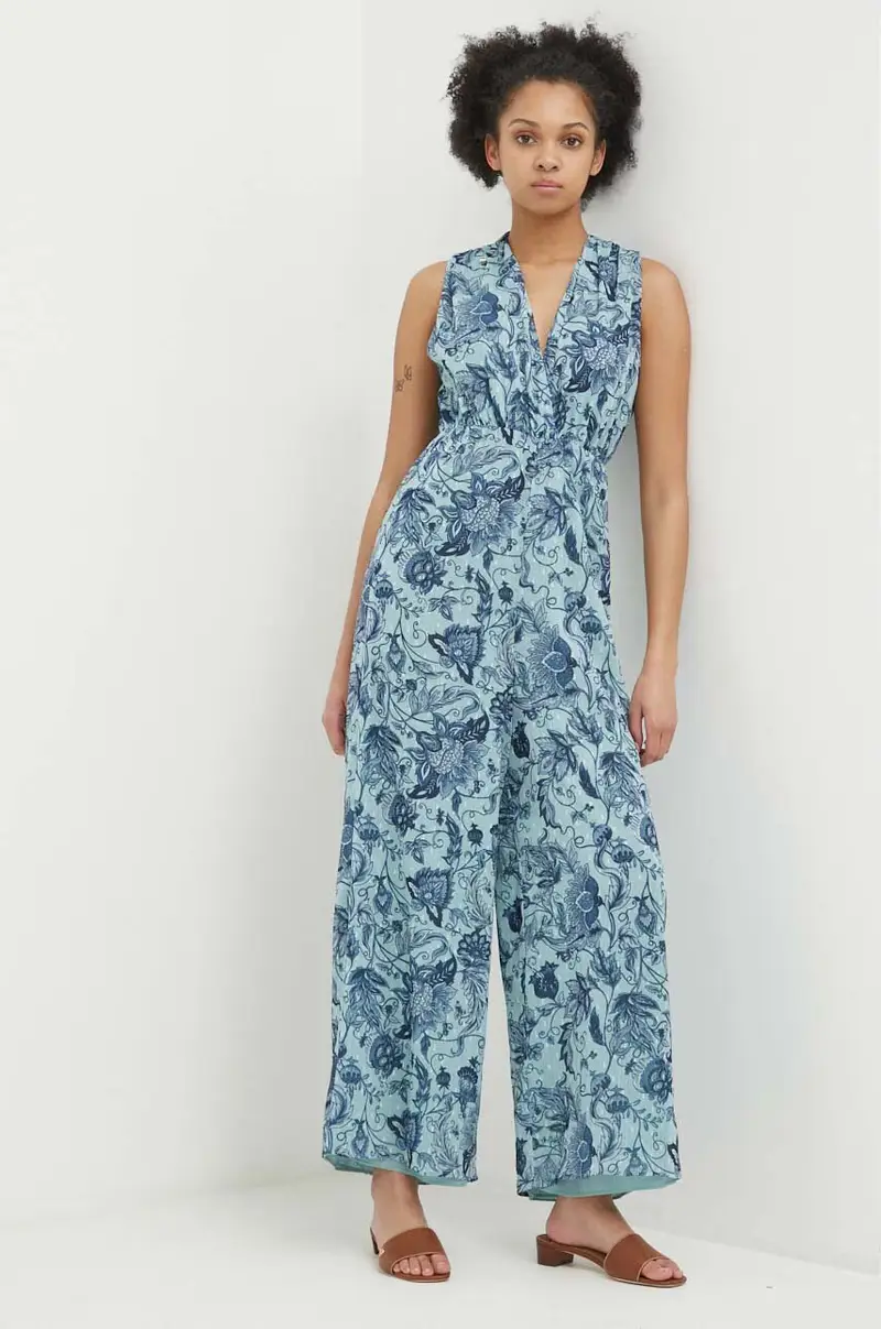 tuta elegante colore turchese AJ38565