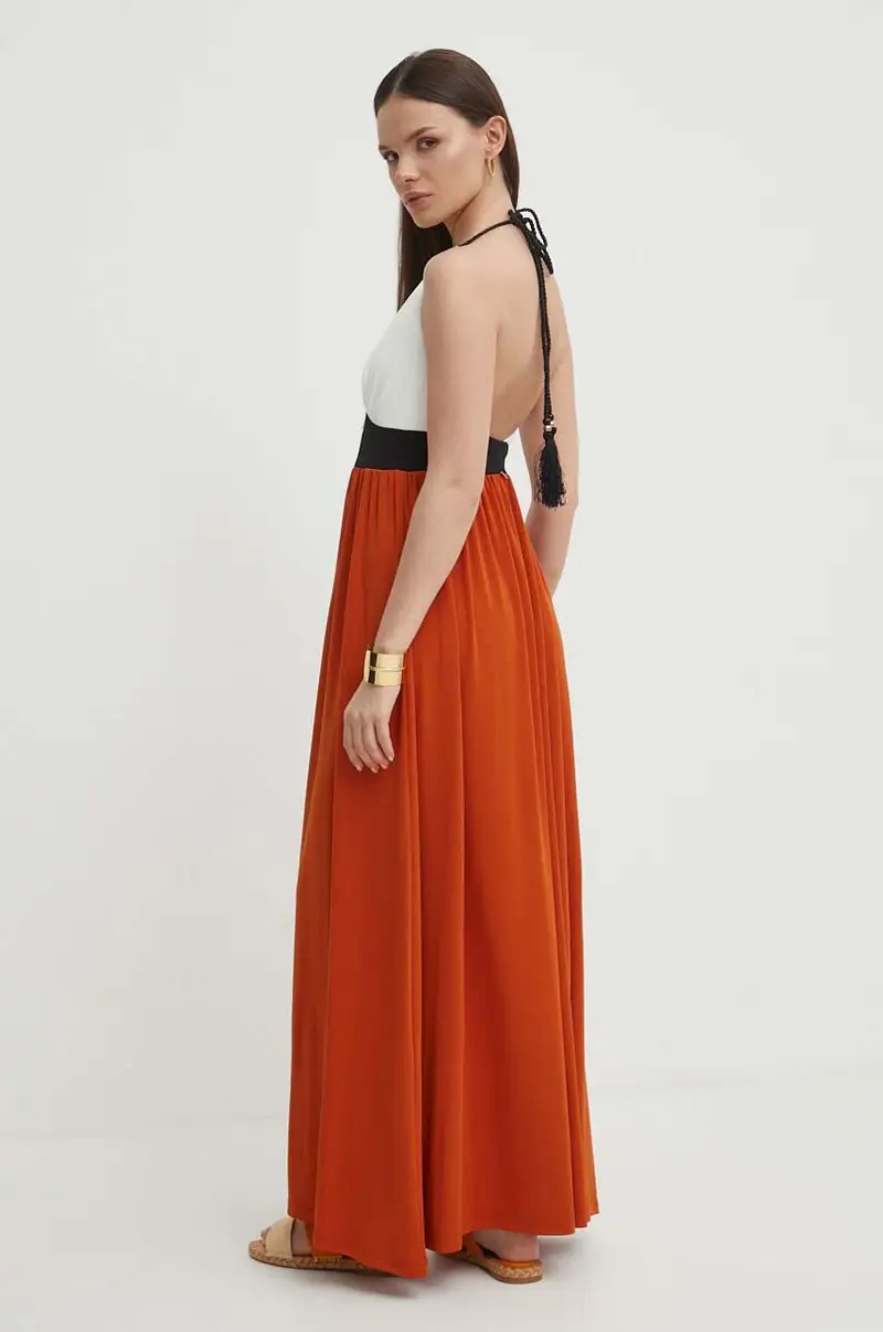 vestito colore marrone AA38227 miniatura 2