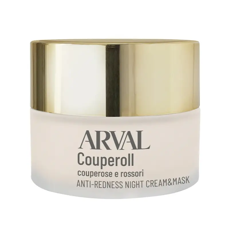 Couperoll Anti-Redness Night Cream&Mask - Crema idratante viso,Maschera lenitiva viso