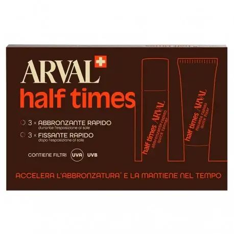 Arval Half Times 3 Fl. 10 Ml + 3 Tb. 10 Ml Autoabbronzante 10Ml