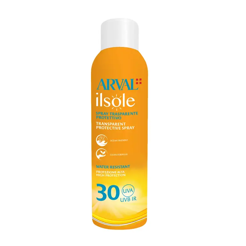 Ilsole Spray Trasparente Protettivo SPF30 - Solari alta protezione
