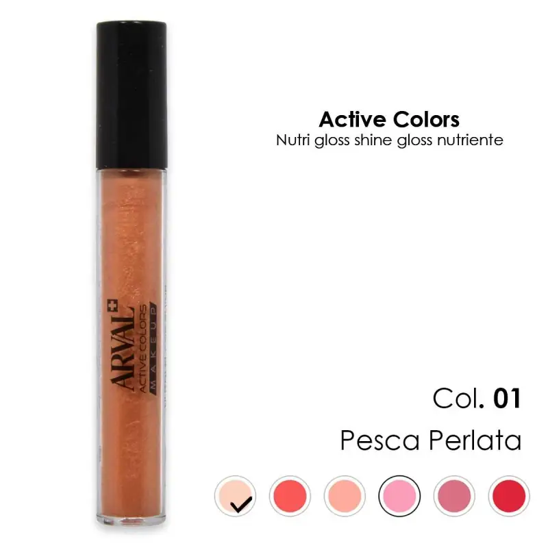 Nutri gloss shine n. 01 - pesca perlato gloss nutriente