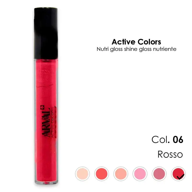 Nutri gloss shine n. 06 - rosso gloss nutriente
