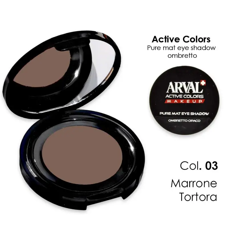 Pure mat ombretto n. 03 - marrone tortora ombretto opaco