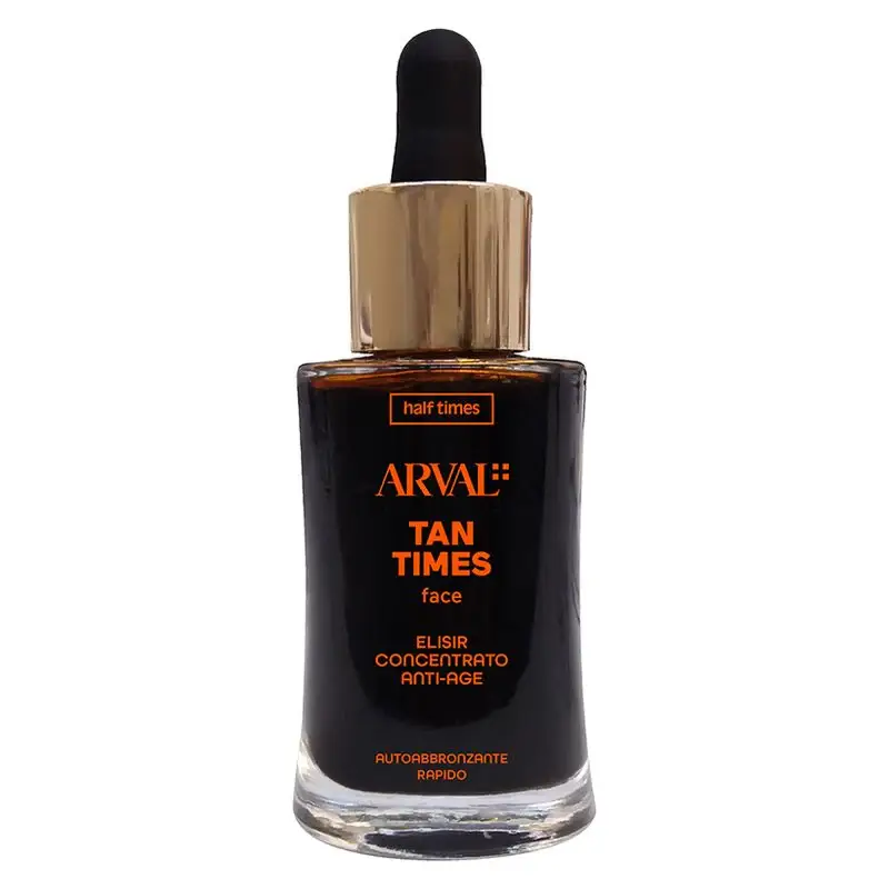 Tan Times Face Elisir Concentrato Anti-Age - Autoabbronzante Rapido 30 Ml