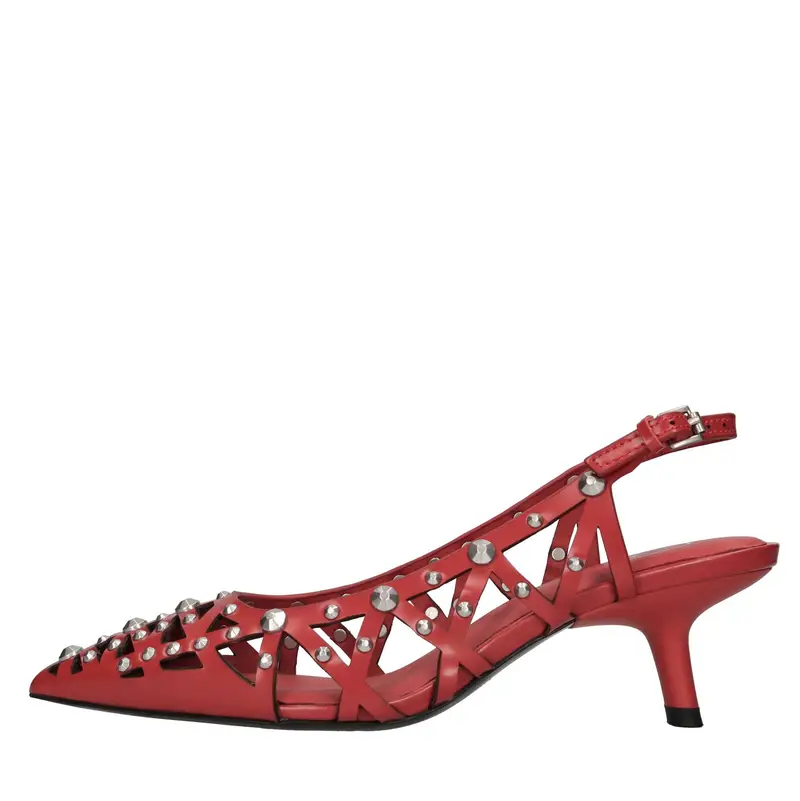 Scarpe con Tacco Rosso Rosso Vivaci