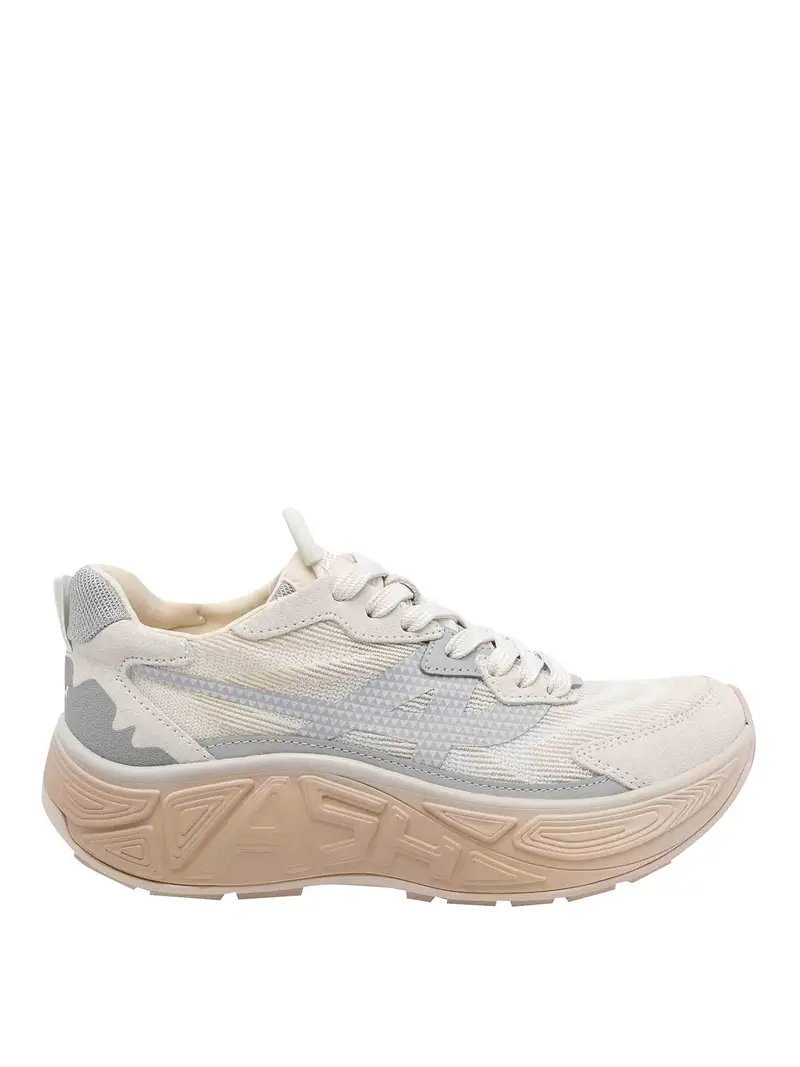 Scneaker grigie con aquila Beige