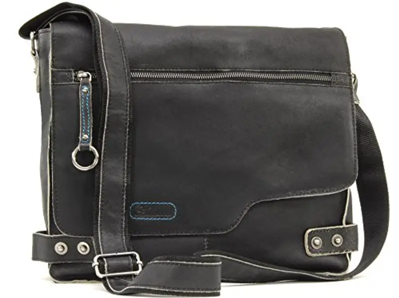 Ashwood Borsa messenger Uomo Nero 1570729