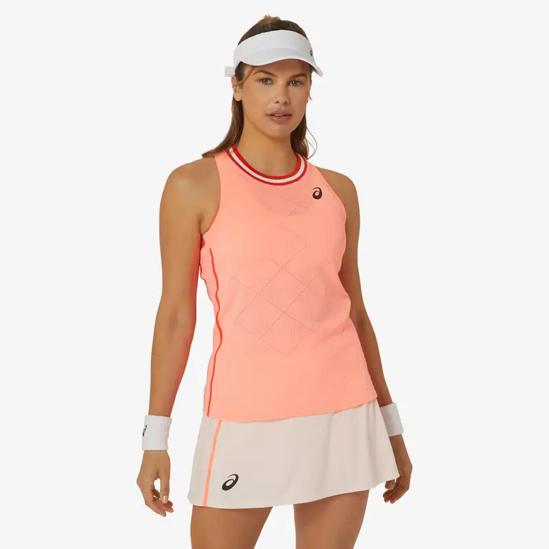 Canotta tennis donna Asics ACTIBREEZE corallo | Asics