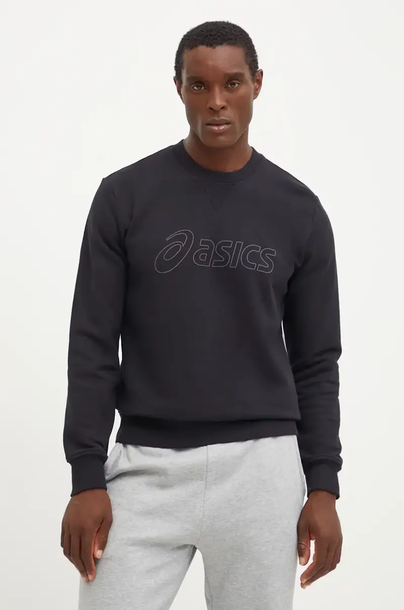 felpa uomo colore nero con applicazione 2031E192