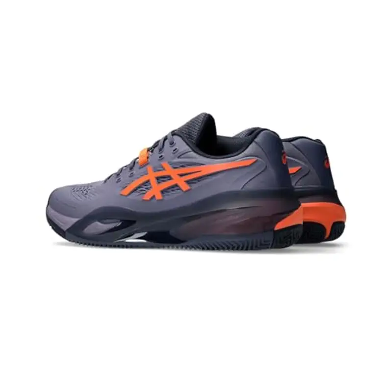ASICS Gel-Resolution X Clay, Sneaker Uomo, Viola GRIGIASTRO/Arancio Nova, 44 EU miniatura 3