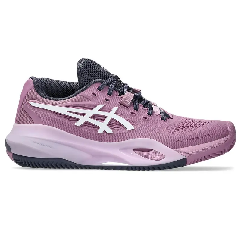 Gel-Resolution X Clay Viola Bianco - Scarpe Da Tennis Donna EUR 39 / US 7,5