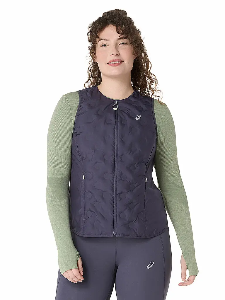 Gilet da running da donna Nagino Run blu | XS