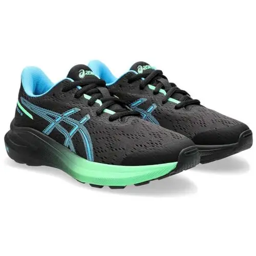 ASICS GT-1000 13 GS, Sneaker, Nero/Acqua Digitale, 33 EU