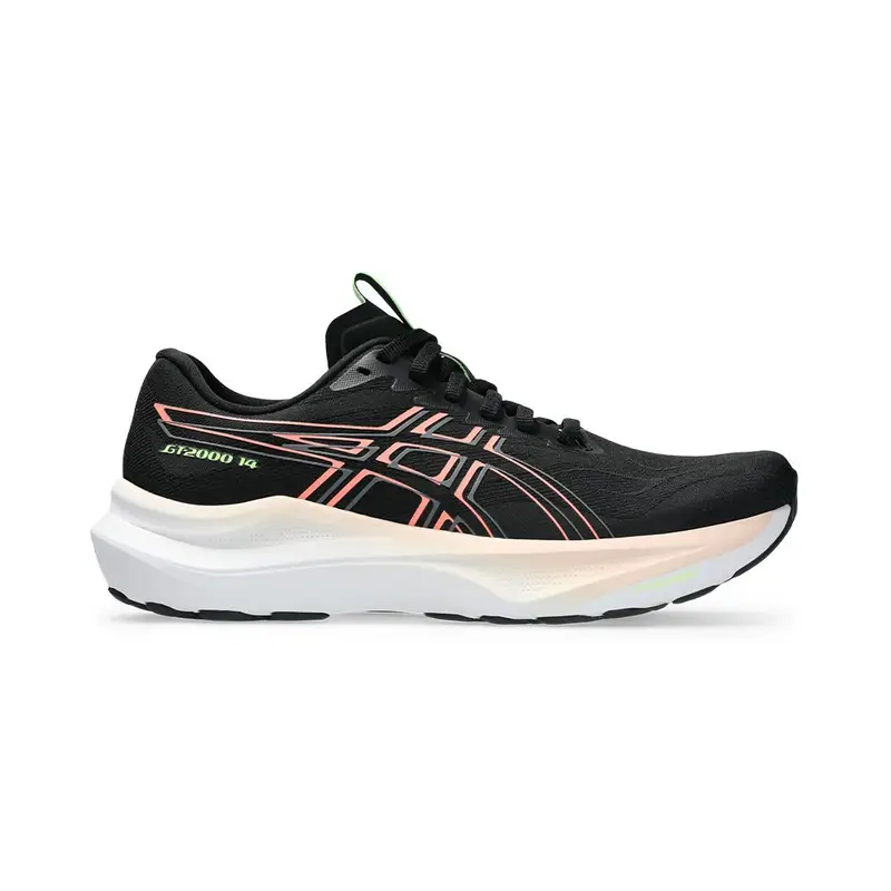 Gt-2000 14 Nero Sun Coral - Scarpe Running Donna EUR 40 / US 8,5