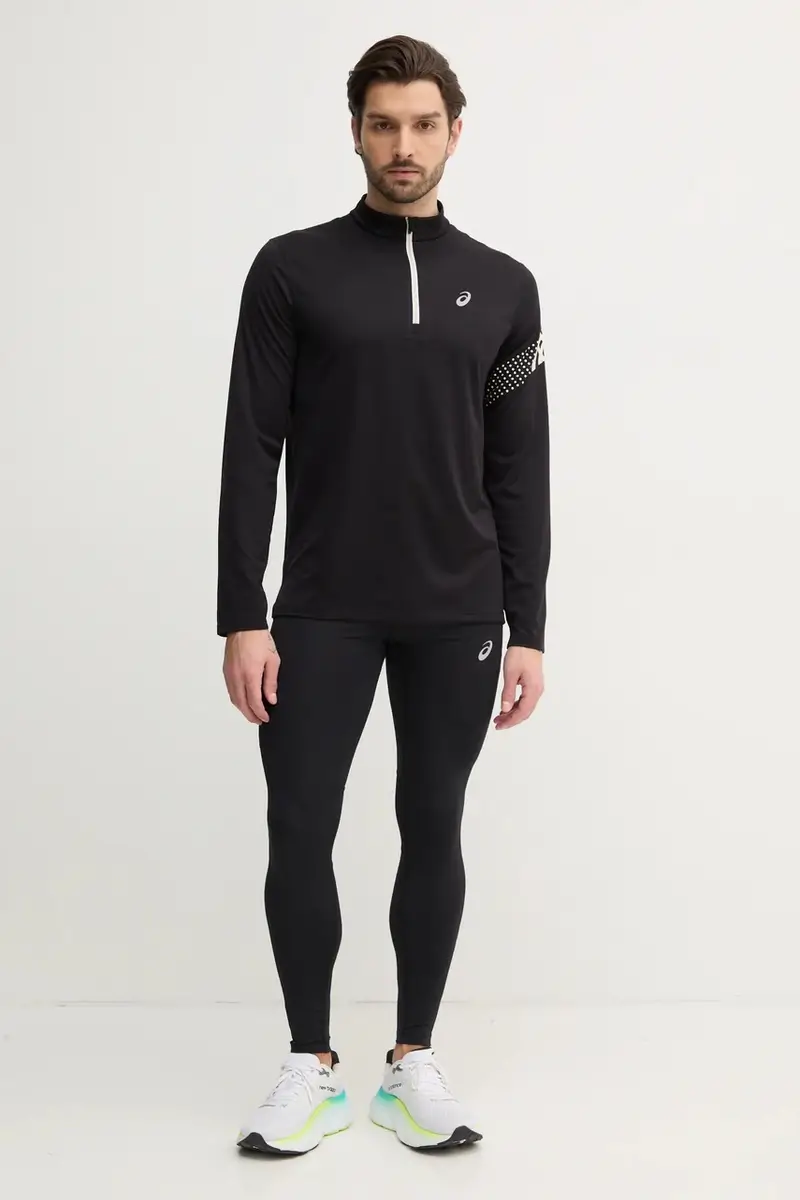 leggins da corsa Core colore nero 2011D220 miniatura 2