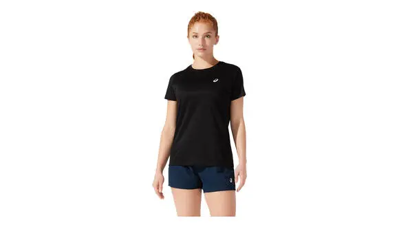 Maglia a Maniche Corte Donna Asics Core SS Nero | Asics