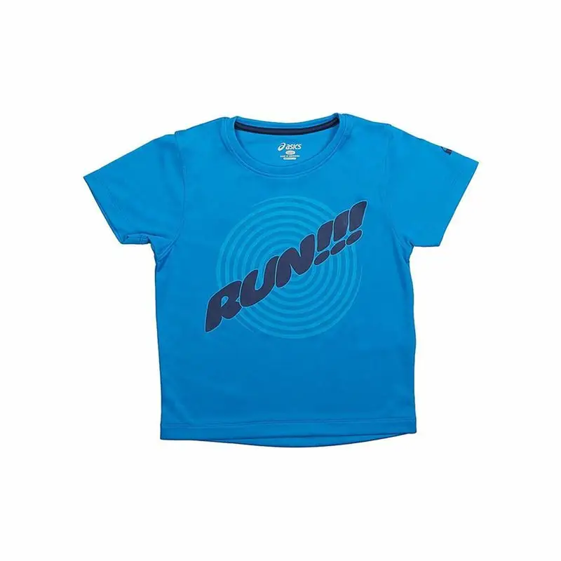 Maglia a Maniche Corte per Bambini Asics Run Azzurro | Asics Blu