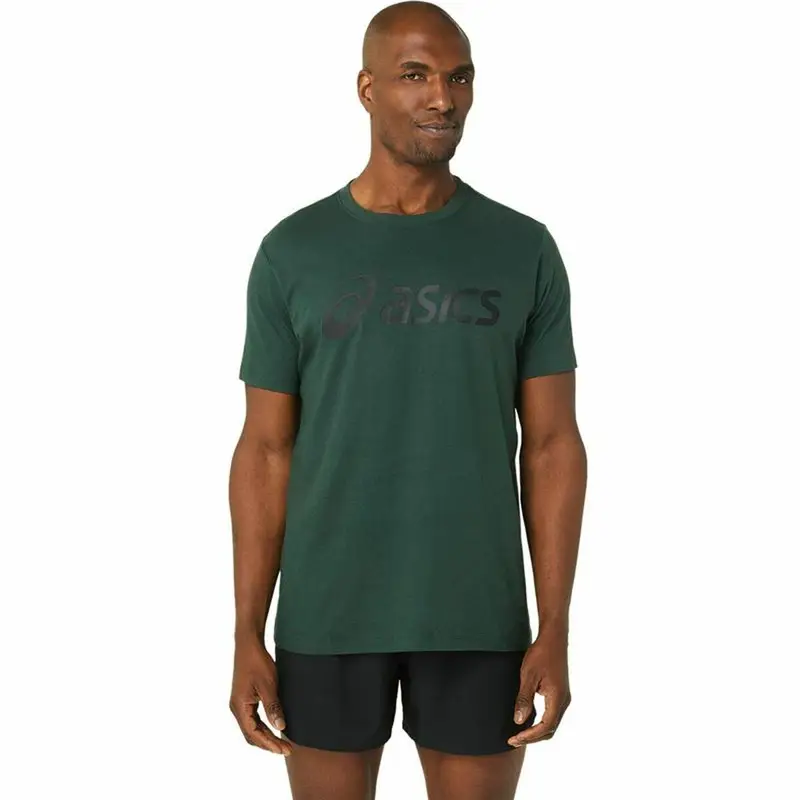 Maglia a Maniche Corte Uomo Asics Big Logo Verde scuro | Asics