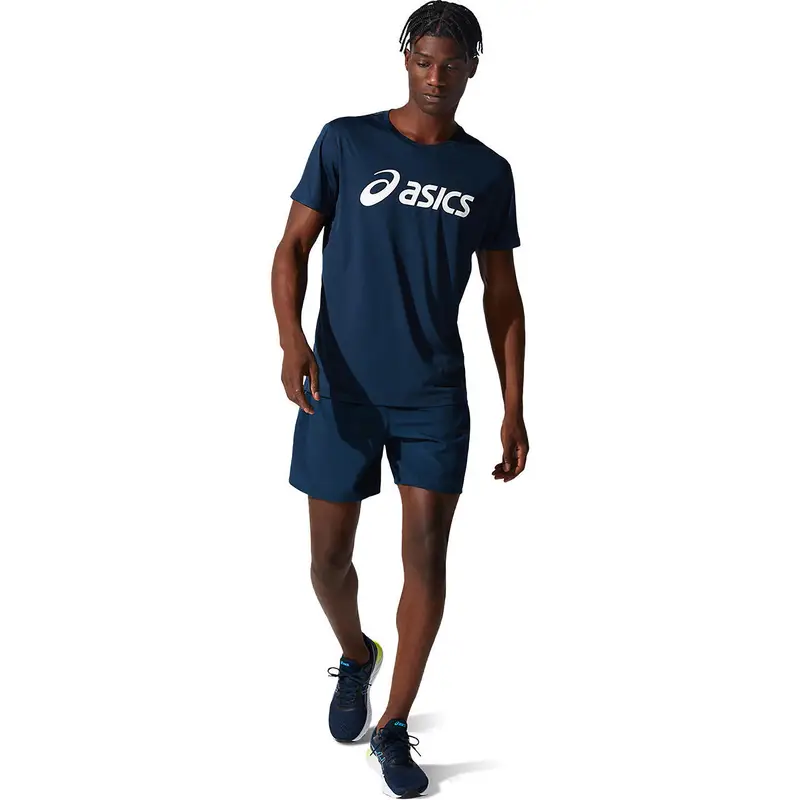 Maglia a Maniche Corte Uomo Asics Core | Asics Blu