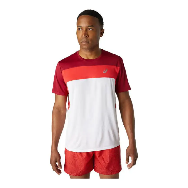 Maglia a Maniche Corte Uomo Asics Race Bianco | Asics