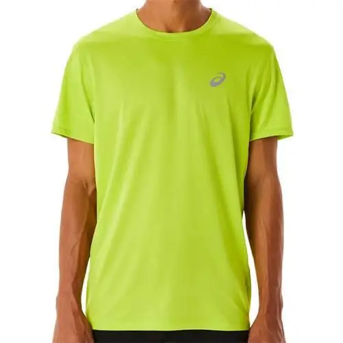 Maglia a Maniche Corte Uomo Running Asics Core Giallo | Asics Giallo limone